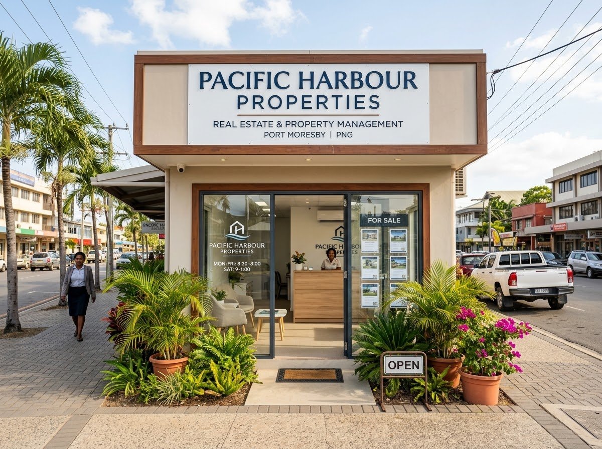 Proceed Trading office storefront in Port Moresby